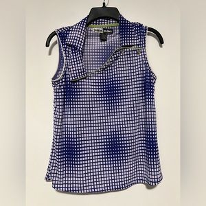 𝅺Jamie Sadok  Women’s Purple Sleeveless Golf Shirt